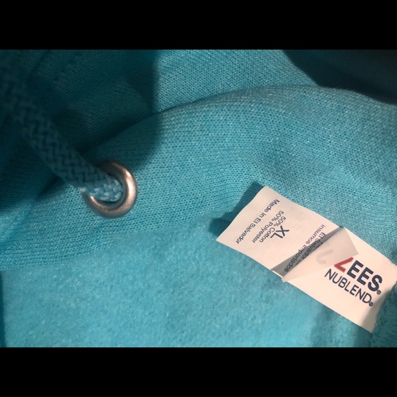 Turquoise xl hoodie - Picture 3 of 3